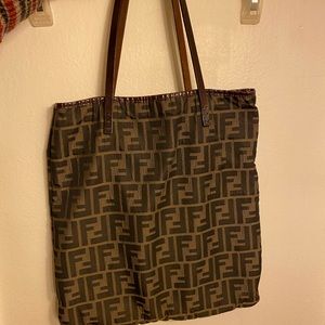Fendi Zucca Canvas Tote